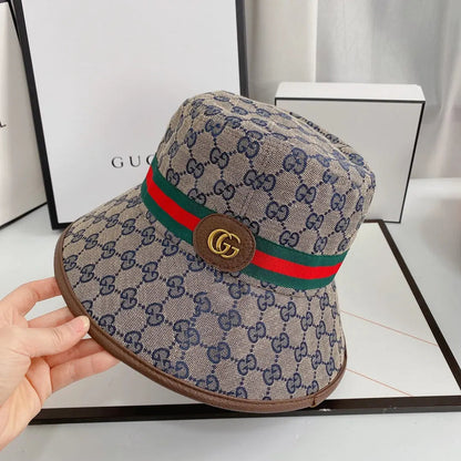 Classic GG Supreme Web Stripe Bucket Hat | Luxury Designer Hat-s2 mysite