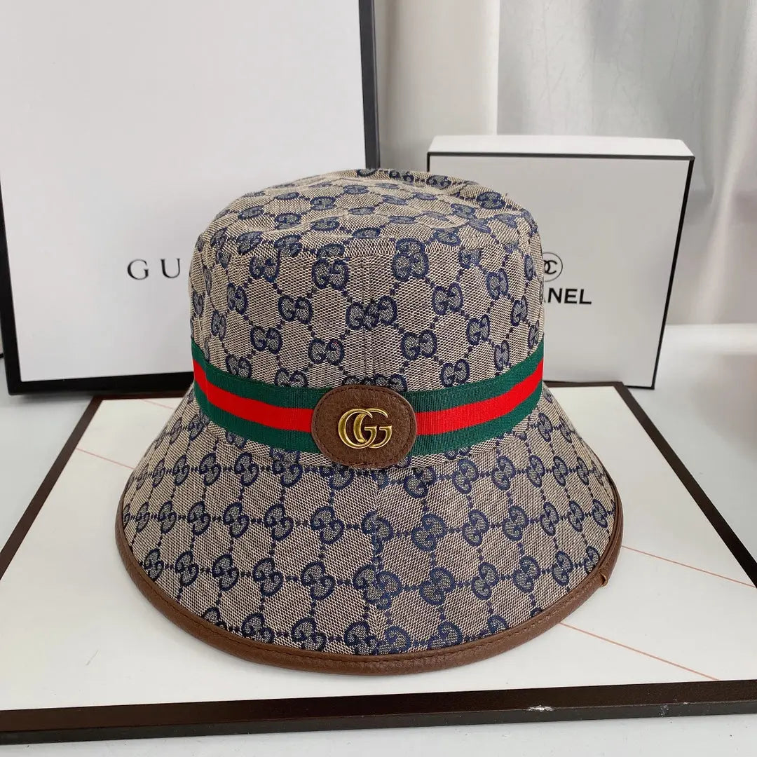 Classic GG Supreme Web Stripe Bucket Hat | Luxury Designer Hat-s2 mysite