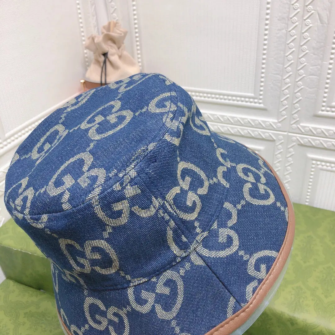 Classic GG Monogram Vintage Canvas Bucket Hat for Men & Women-s2 mysite