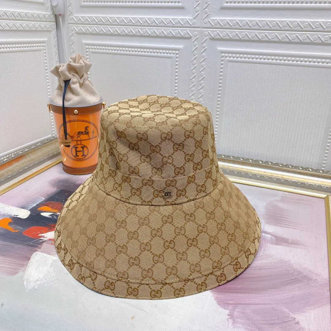 Classic GG Monogram Wide Brim Denim Hat-s2 mysite