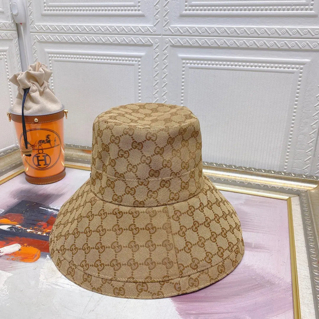 Classic GG Monogram Wide Brim Denim Hat-s2 mysite