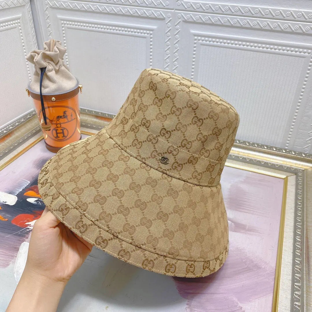 Classic GG Monogram Wide Brim Denim Hat-s2 mysite