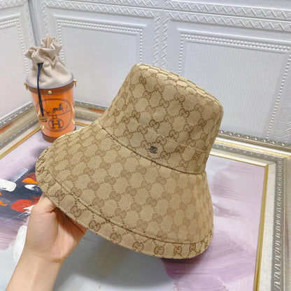 Classic GG Monogram Wide Brim Denim Hat-s2 mysite
