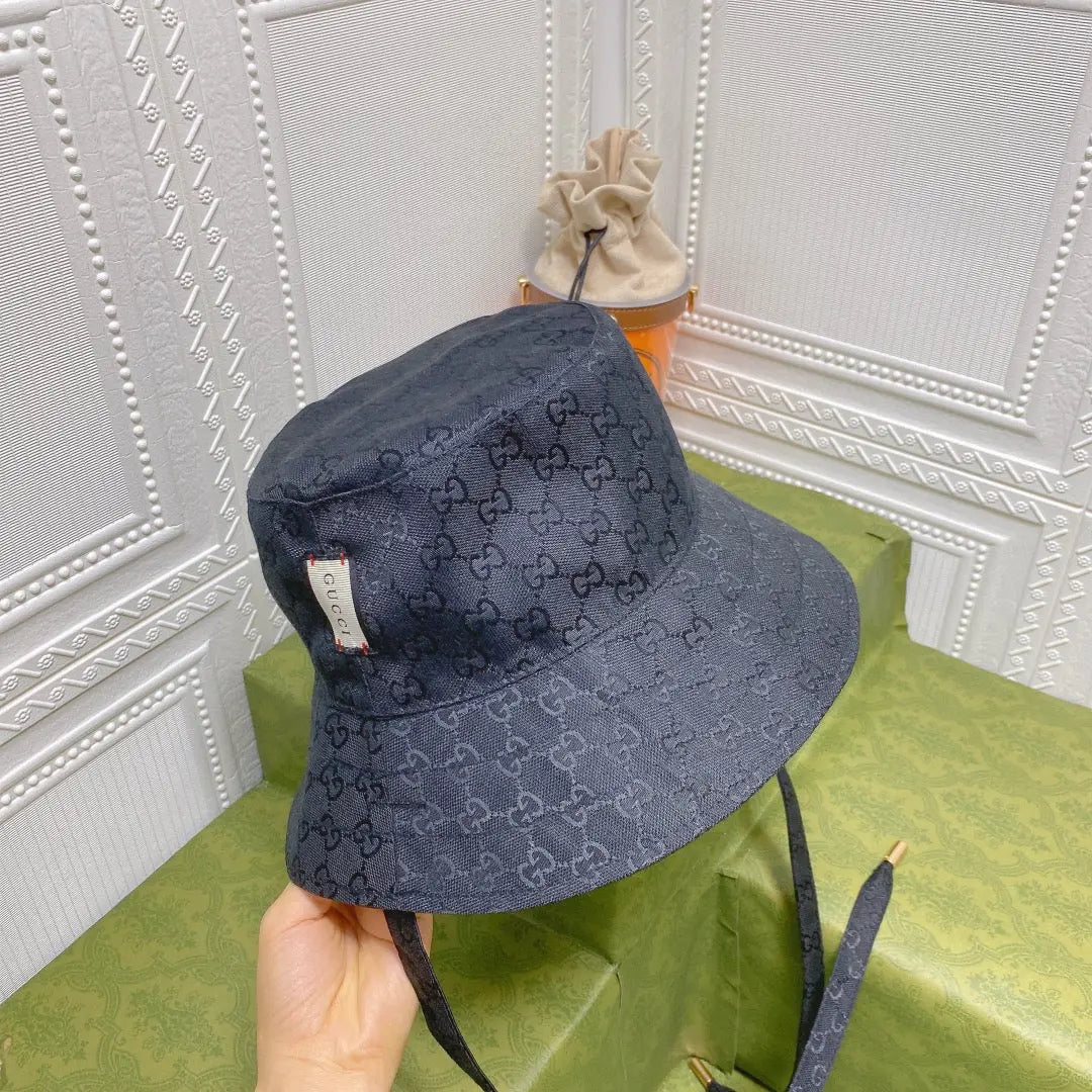 Classic GG Monogram Double-Sided Strap Bucket Hat-s2 mysite