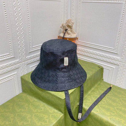 Classic GG Monogram Double-Sided Strap Bucket Hat-s2 mysite