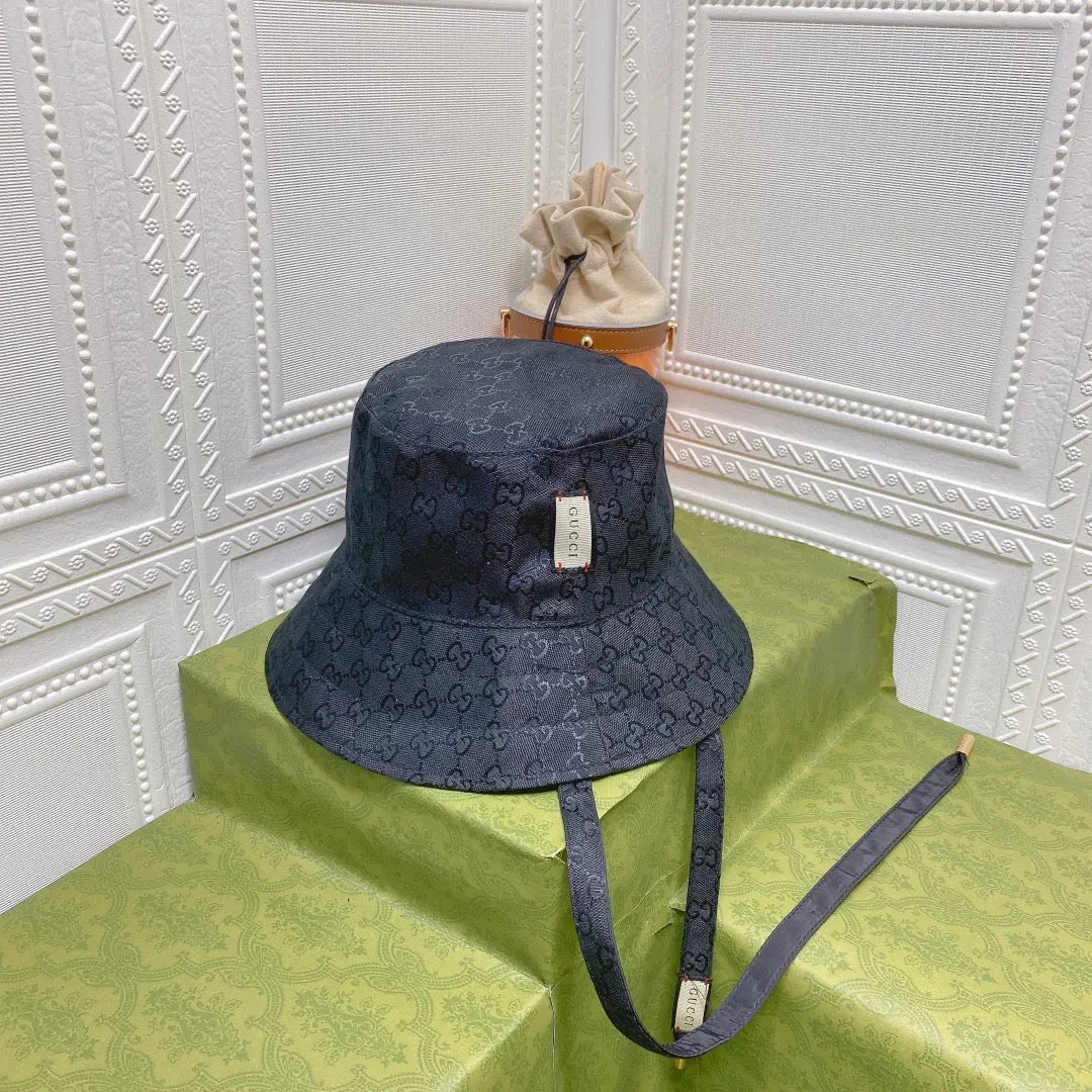 Classic GG Monogram Double-Sided Strap Bucket Hat-s2 mysite