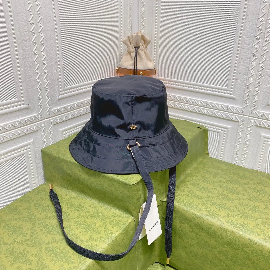 Classic GG Monogram Double-Sided Strap Bucket Hat-s2 mysite