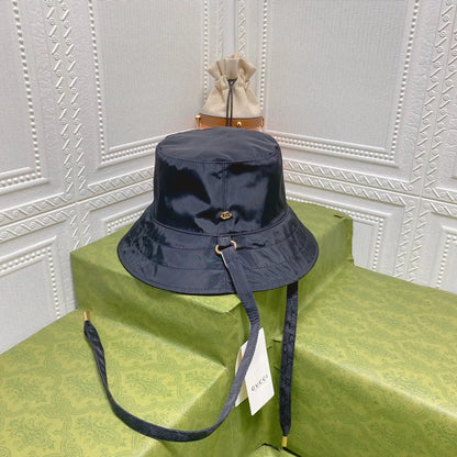 Classic GG Monogram Double-Sided Strap Bucket Hat-s2 mysite