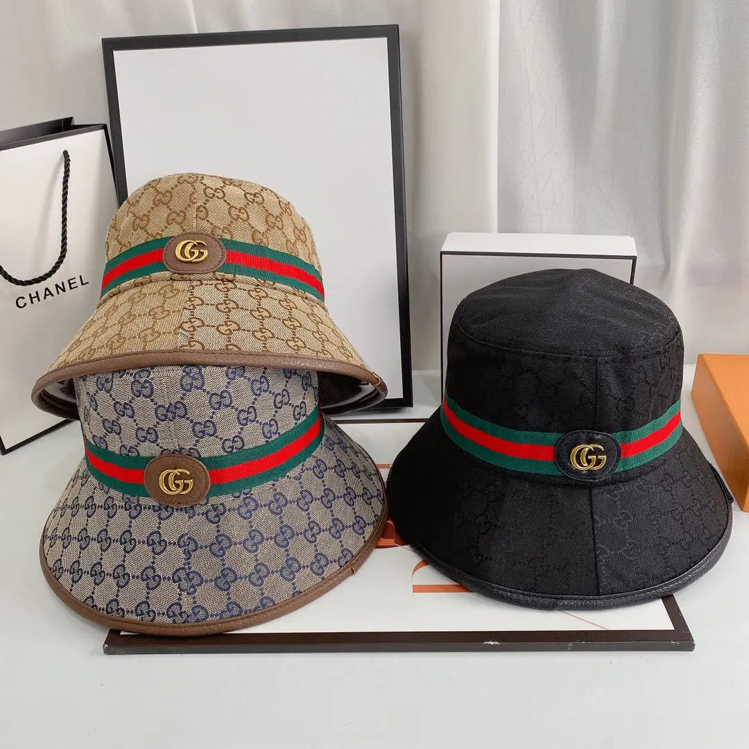 Classic GG Supreme Web Stripe Bucket Hat | Luxury Designer Hat-s2 mysite