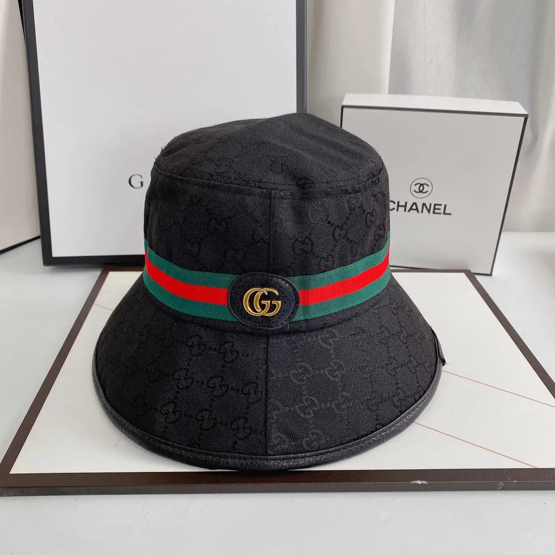 Classic GG Supreme Web Stripe Bucket Hat | Luxury Designer Hat-s2 mysite