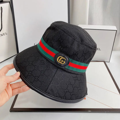 Classic GG Supreme Web Stripe Bucket Hat | Luxury Designer Hat-s2 mysite
