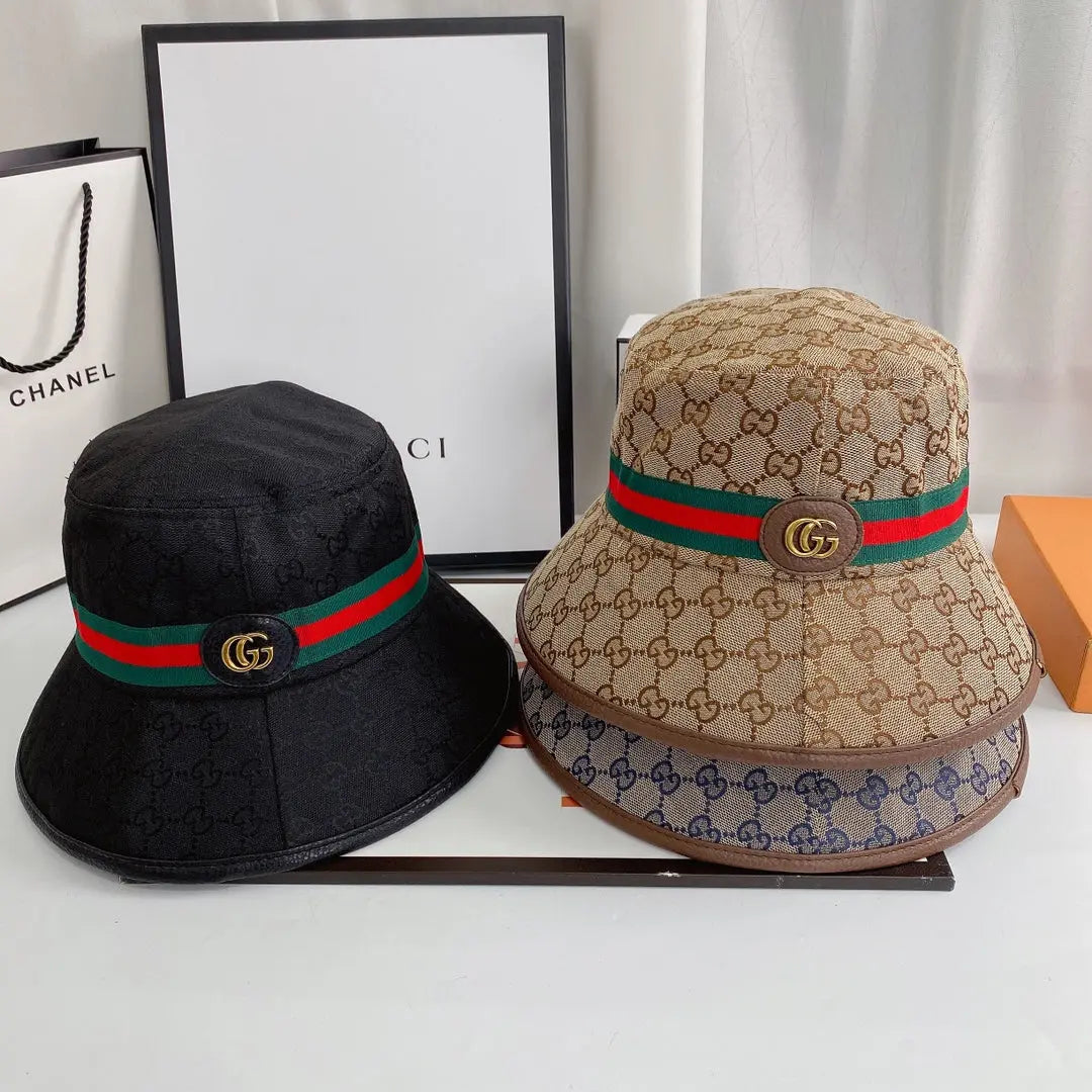 Classic GG Supreme Web Stripe Bucket Hat | Luxury Designer Hat-s2 mysite