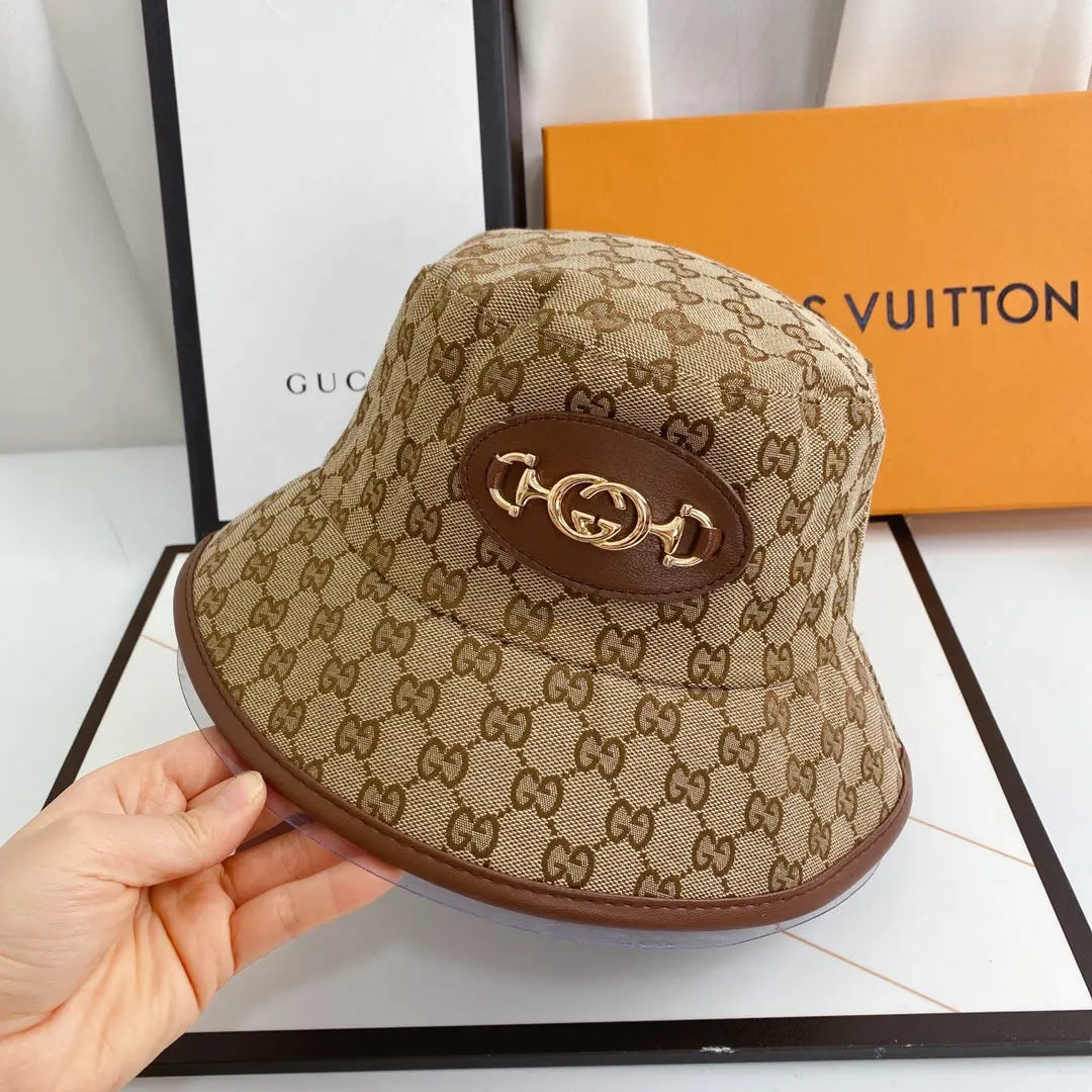 Classic GG Monogram Chain Bucket Hat-s2 mysite