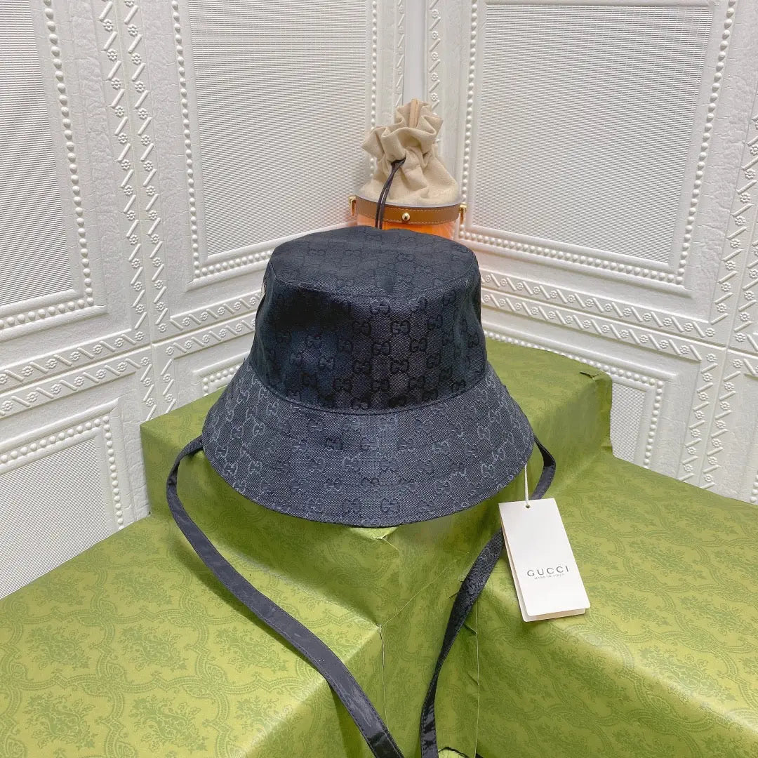 Classic GG Monogram Double-Sided Strap Bucket Hat-s2 mysite