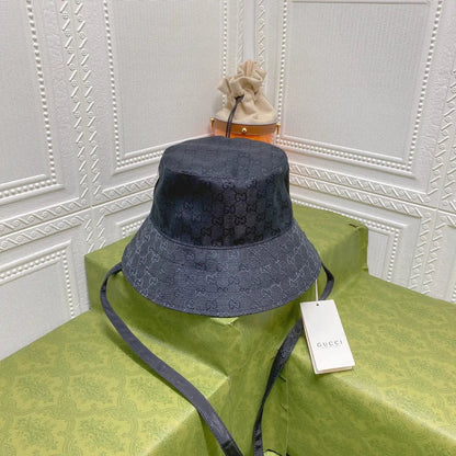 Classic GG Monogram Double-Sided Strap Bucket Hat-s2 mysite