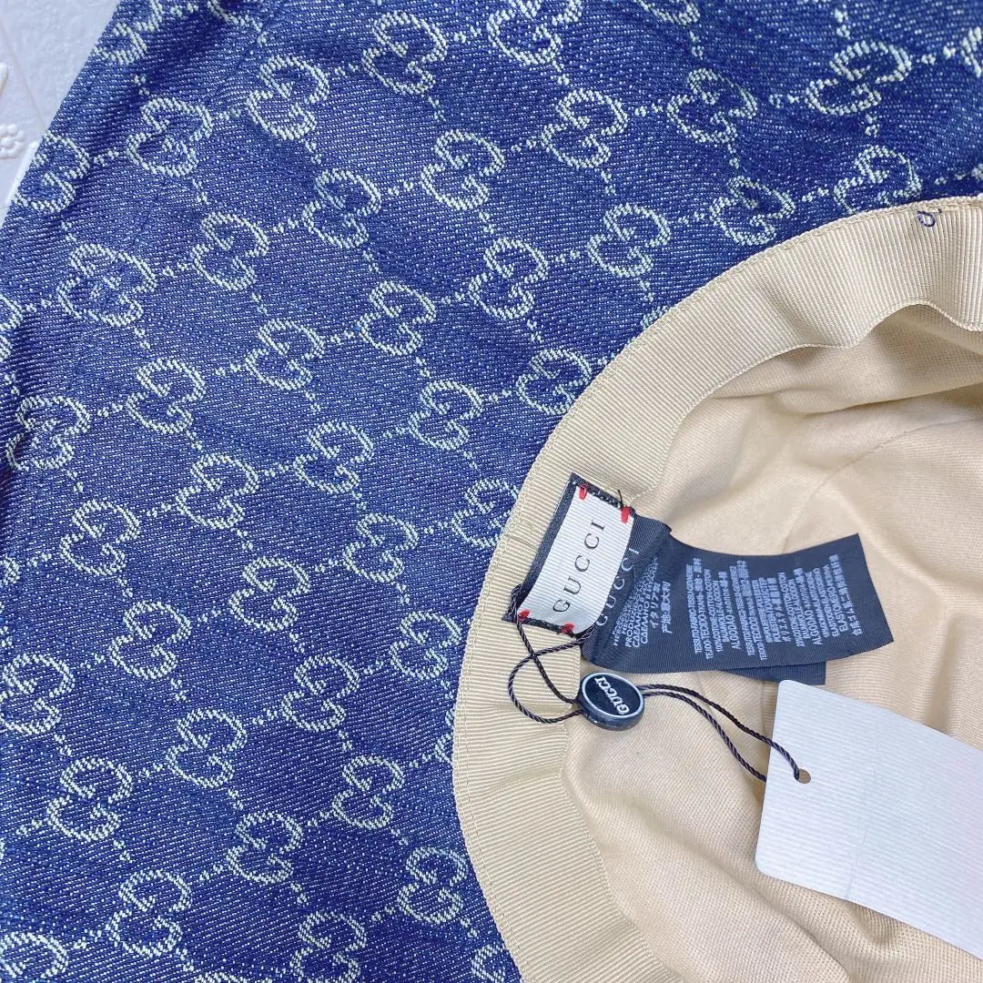 Classic GG Monogram Wide Brim Denim Hat-s2 mysite