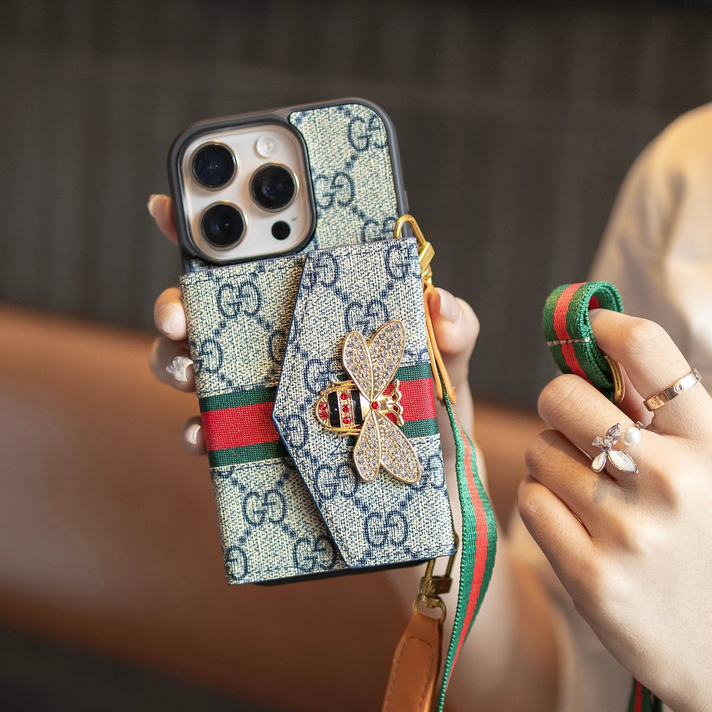Premium Advanced Crossbody iPhone Case with Card Holder & Shoulder Strap-s2 mysite