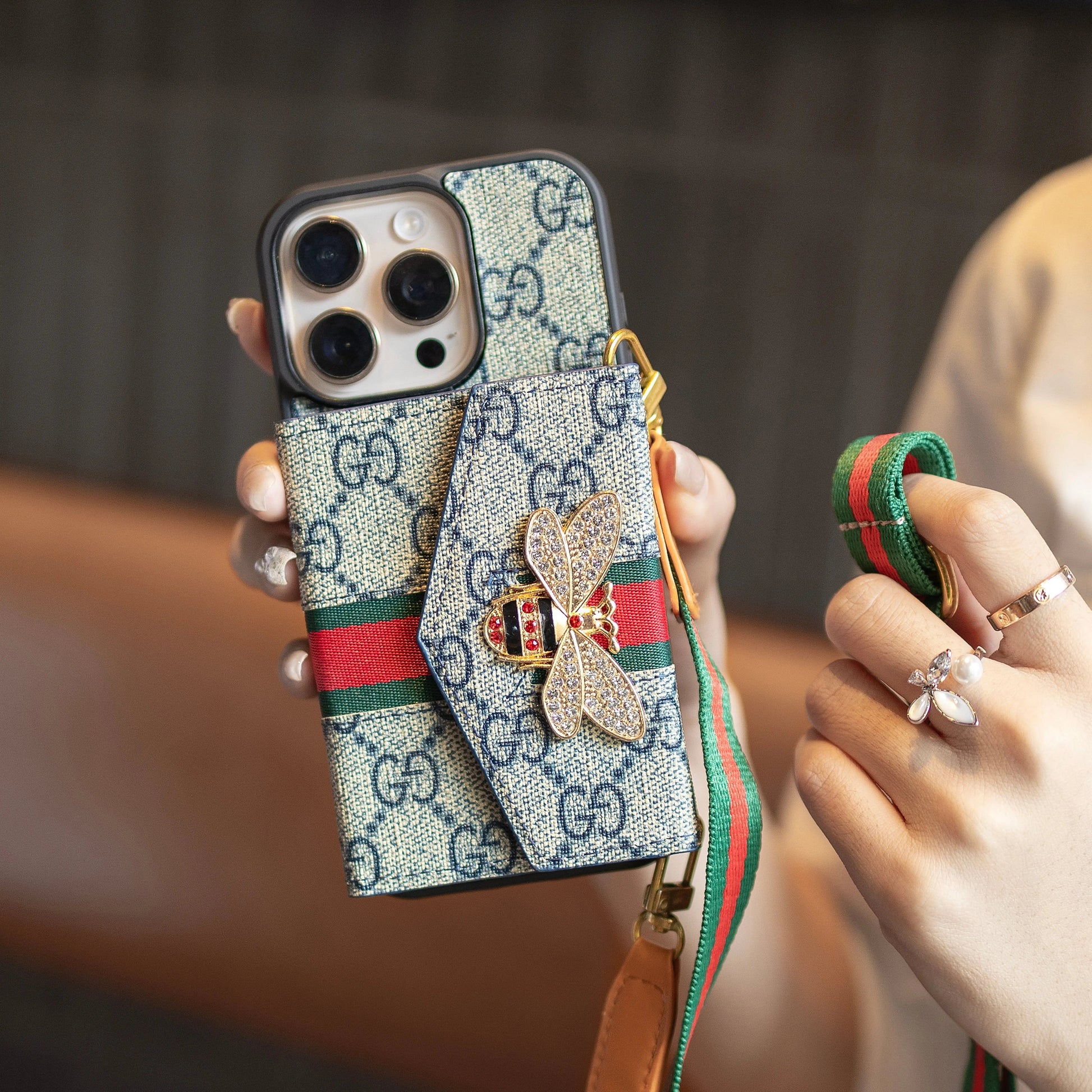Premium Advanced Crossbody iPhone Case with Card Holder & Shoulder Strap-s2 mysite
