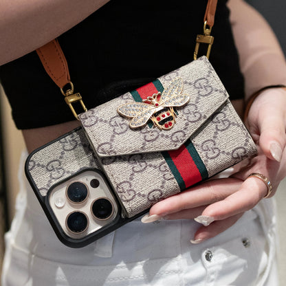 Premium Advanced Crossbody iPhone Case with Card Holder & Shoulder Strap-s2 mysite