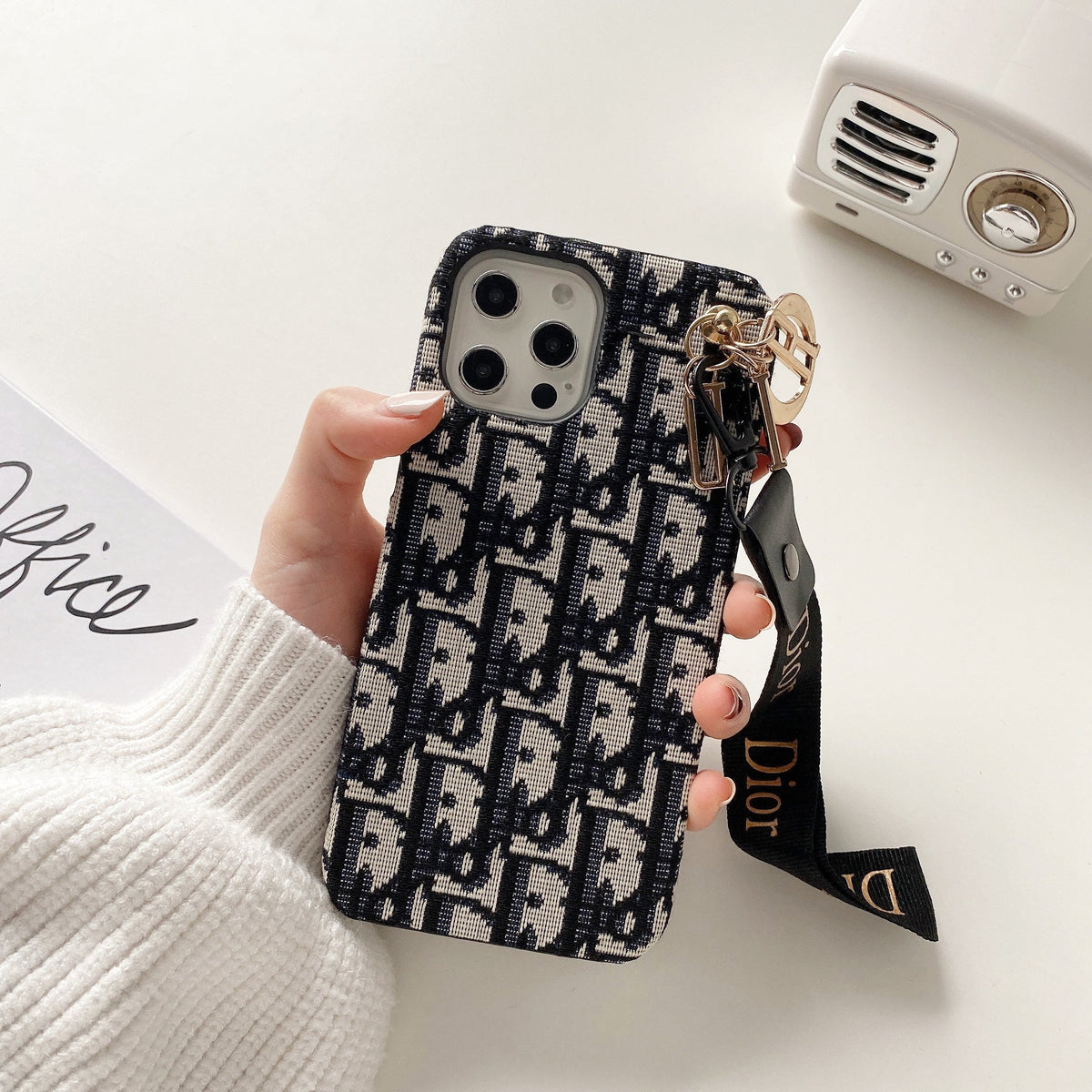 Fashion iPhone Case With Strap Black-GS240315 mysite