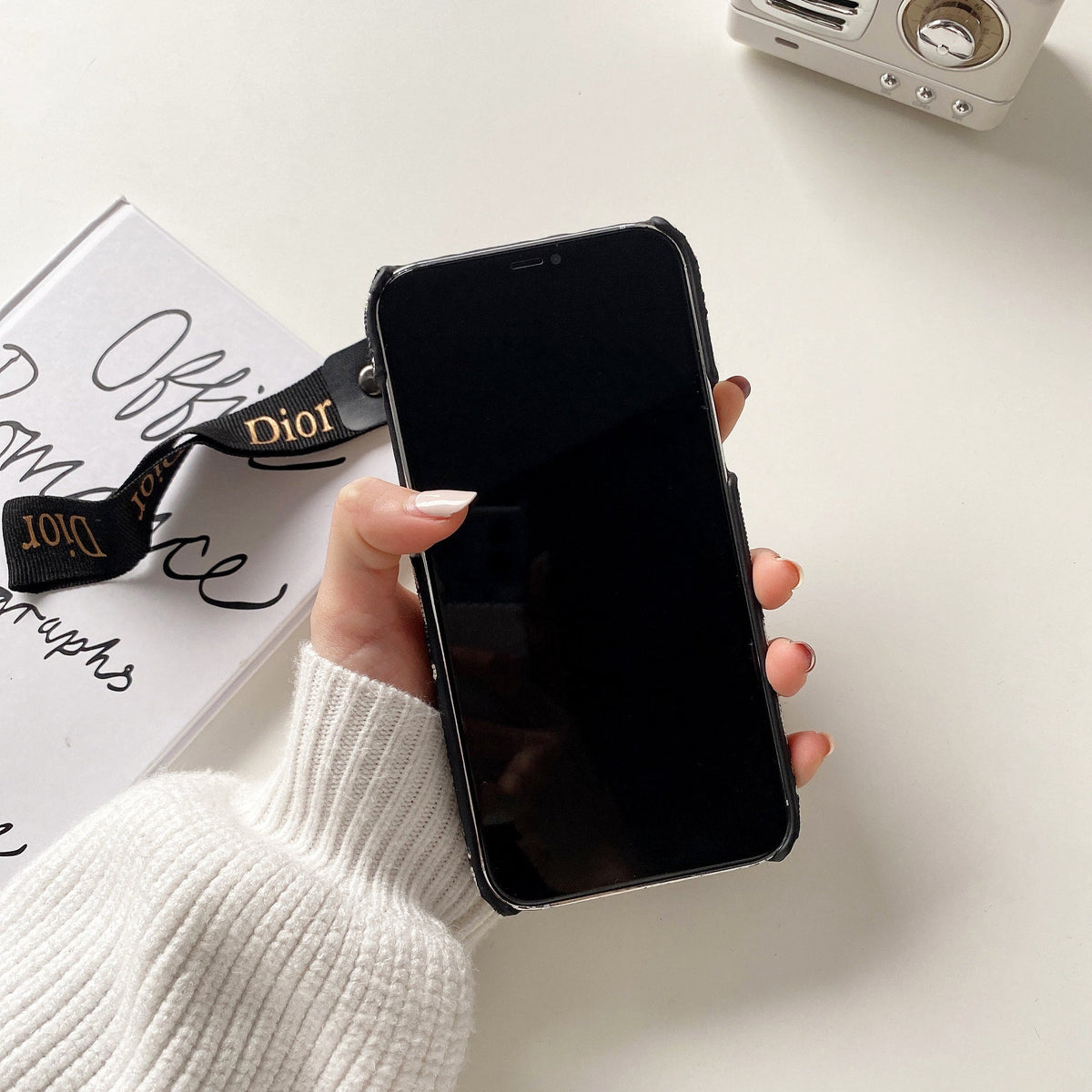 Fashion iPhone Case With Strap Black-GS240315 mysite