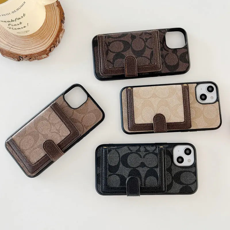 Classic iPhone Case With Wallet And Crossbody Strap White -XK240402-s2 mysite
