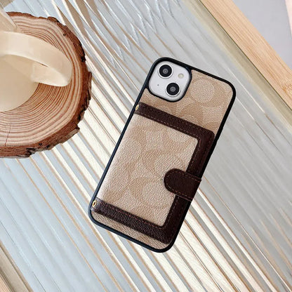 Classic iPhone Case With Wallet And Crossbody Strap White -XK240402-s2 mysite