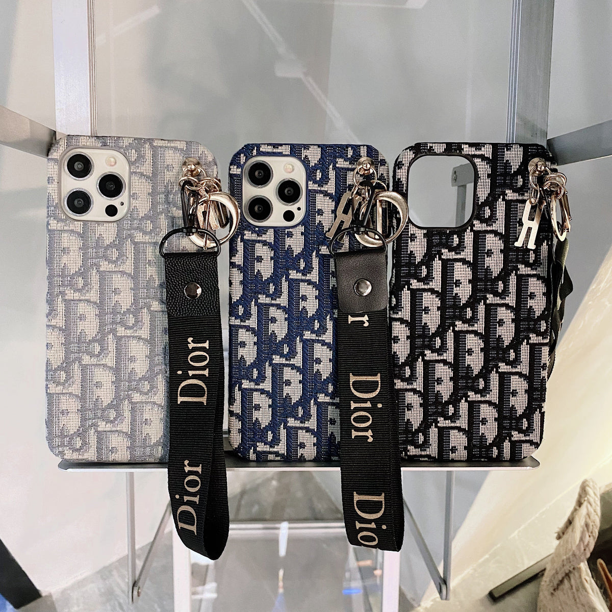 Fashion iPhone Case With Strap Black-GS240315 mysite
