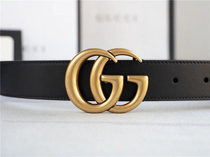 GG New Gold-Buckle Leather Belts for Men and Women-1 mysite