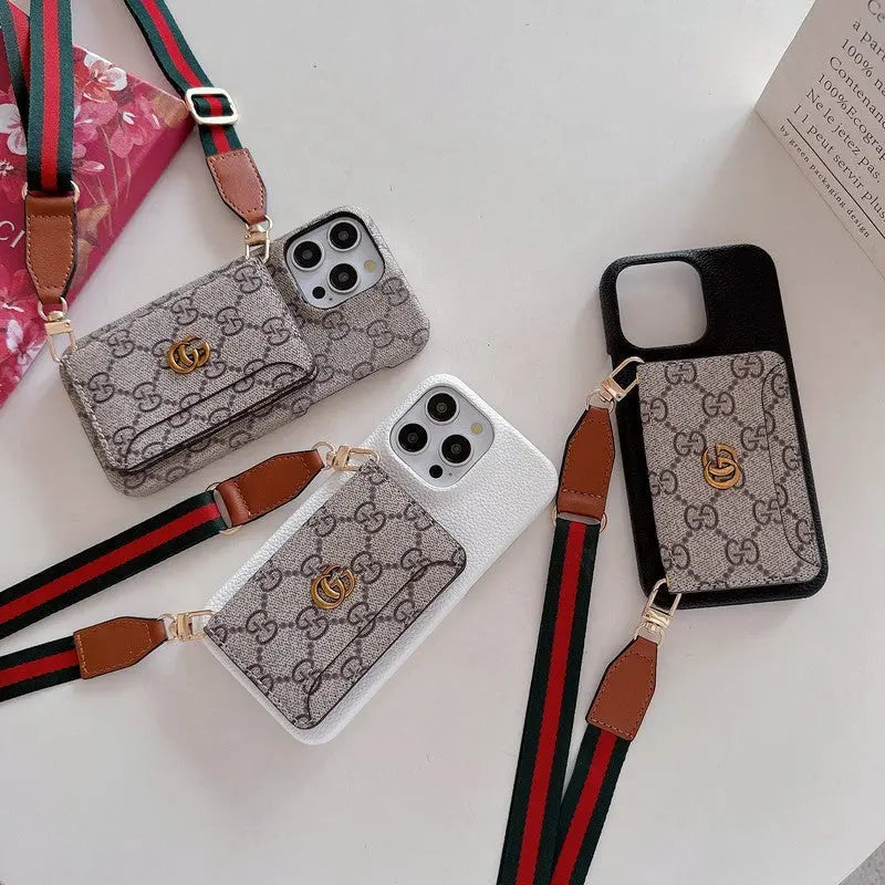 Premium Card Bag Crossbody Classic iPhone Case-s2 mysite