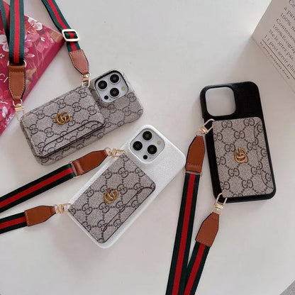 Premium Card Bag Crossbody Classic iPhone Case-s2 mysite