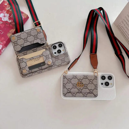 Premium Card Bag Crossbody Classic iPhone Case-s2 mysite