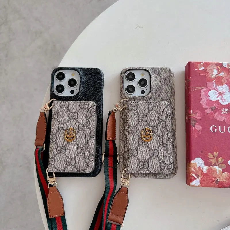 Premium Card Bag Crossbody Classic iPhone Case-s2 mysite