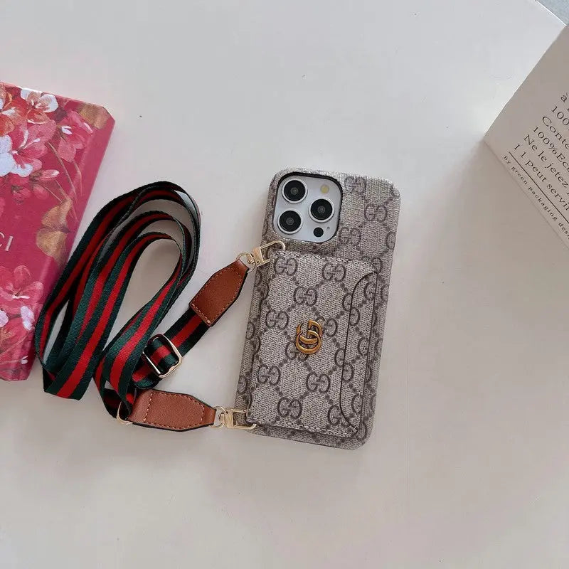 Premium Card Bag Crossbody Classic iPhone Case-s2 mysite