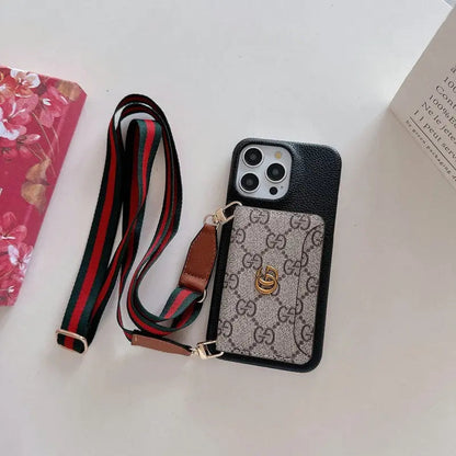 Premium Card Bag Crossbody Classic iPhone Case-s2 mysite