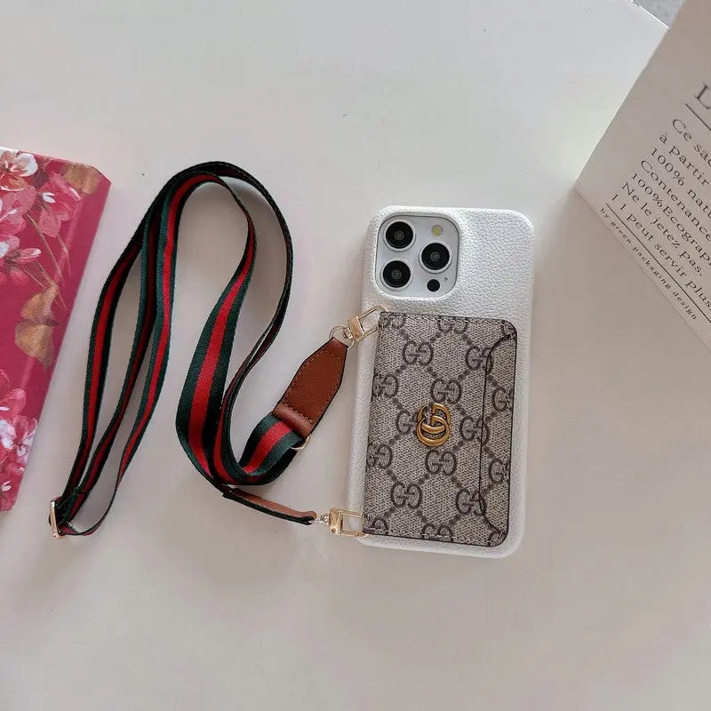 Premium Card Bag Crossbody Classic iPhone Case-s2 mysite