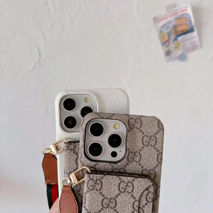 Premium Card Bag Crossbody Classic iPhone Case-s2 mysite