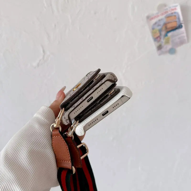 Premium Card Bag Crossbody Classic iPhone Case-s2 mysite