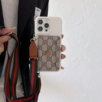 Premium Card Bag Crossbody Classic iPhone Case-s2 mysite