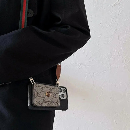 Premium Card Bag Crossbody Classic iPhone Case-s2 mysite