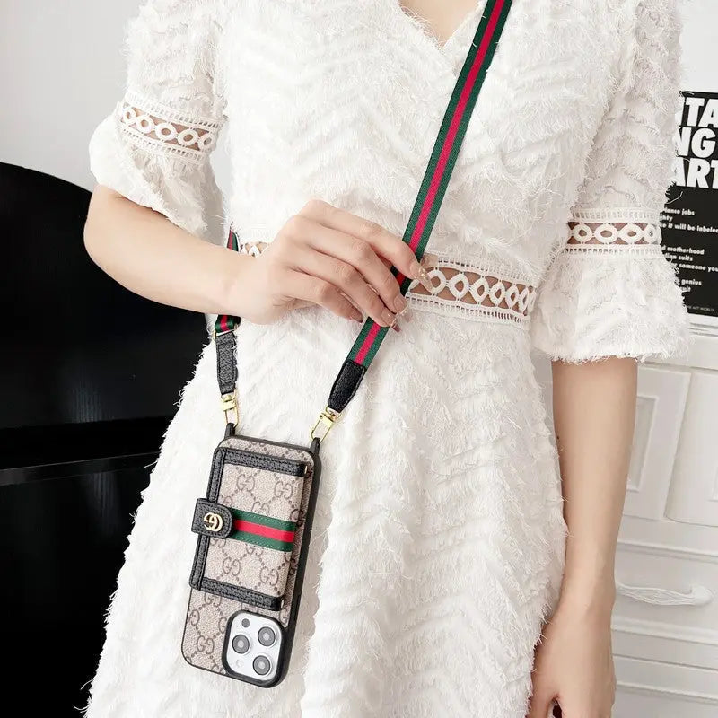Premium Card Bag Chain Classic iPhone Case-s2 mysite