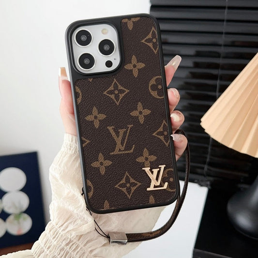 Luxury Classic Brown Hand Chain iPhone Case mysite