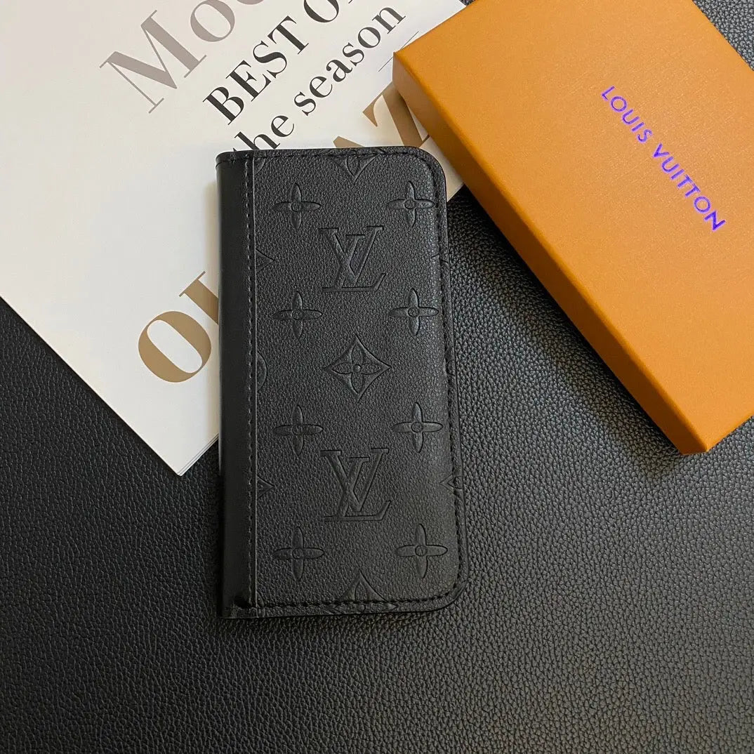 MONOGRAM LEATHER CARD COVER GALAXY CASE FOR SAMSUNG-1 mysite
