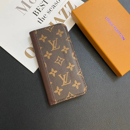 MONOGRAM LEATHER CARD COVER GALAXY CASE FOR SAMSUNG-1 mysite