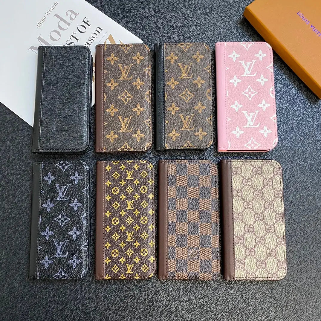 MONOGRAM LEATHER CARD COVER GALAXY CASE FOR SAMSUNG-1 mysite