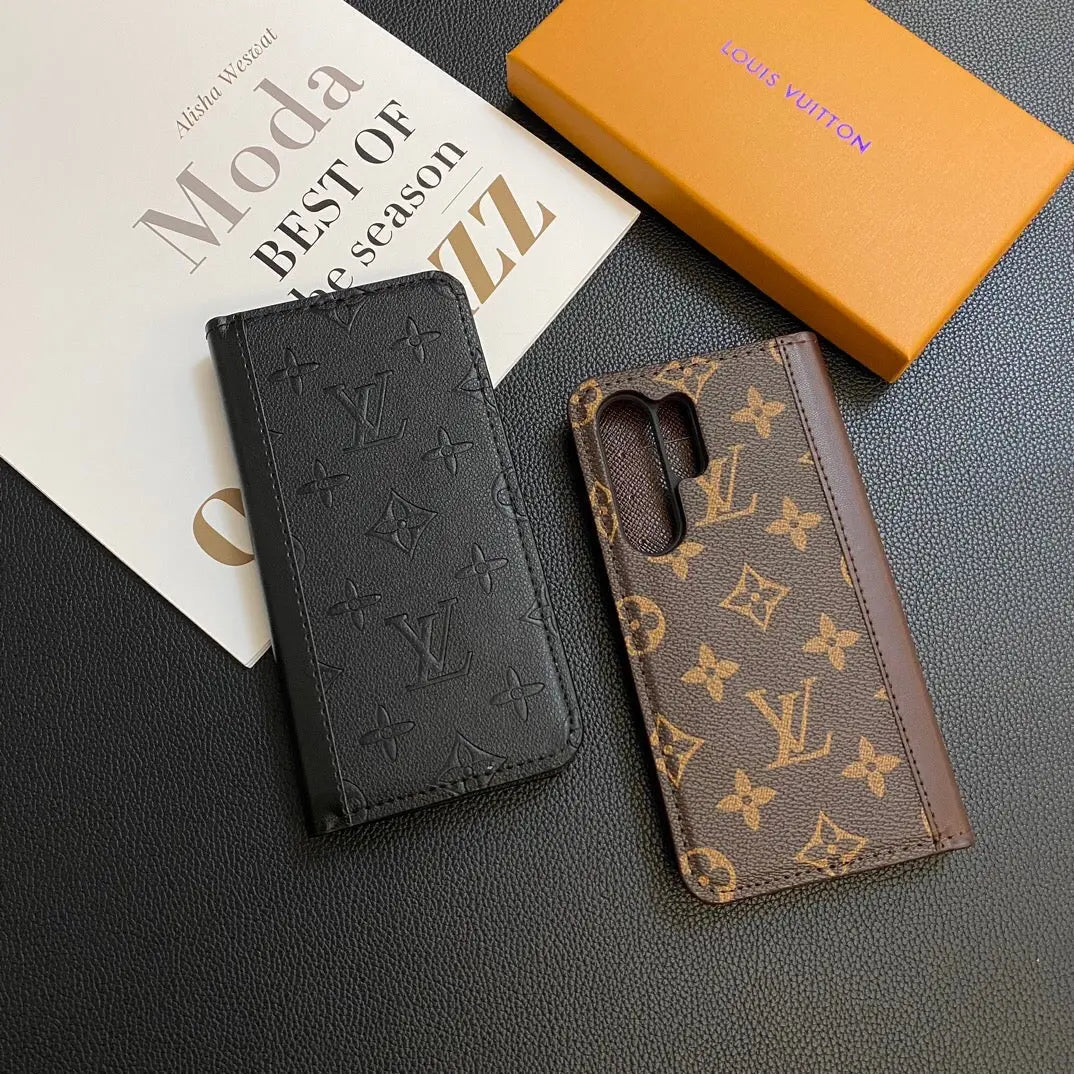 MONOGRAM LEATHER CARD COVER GALAXY CASE FOR SAMSUNG-1 mysite