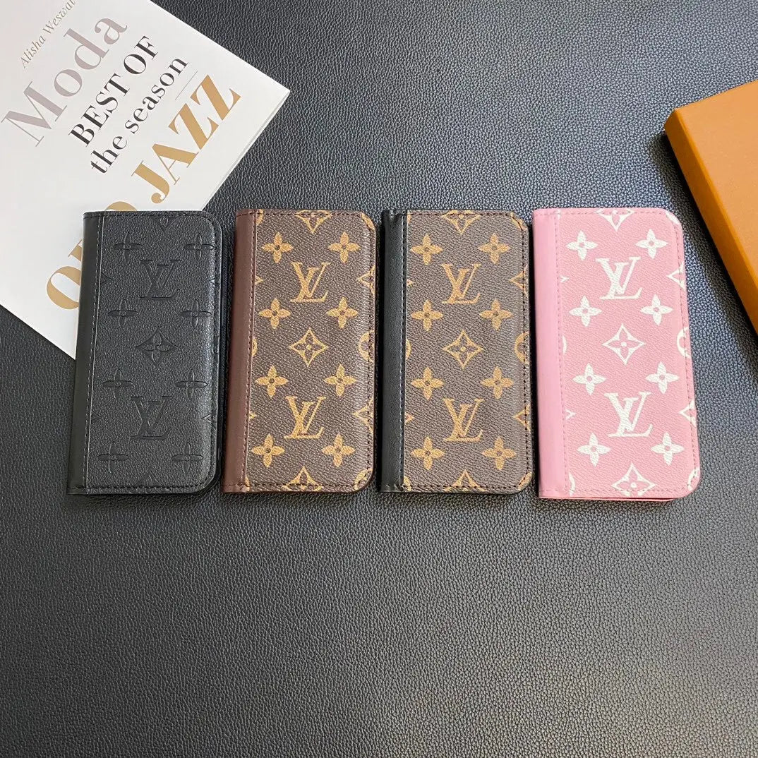 MONOGRAM LEATHER CARD COVER GALAXY CASE FOR SAMSUNG-1 mysite
