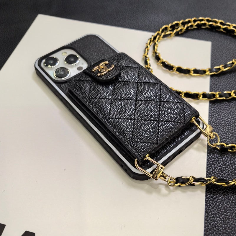 Elegant Crossbody Leather iPhone Case mysite