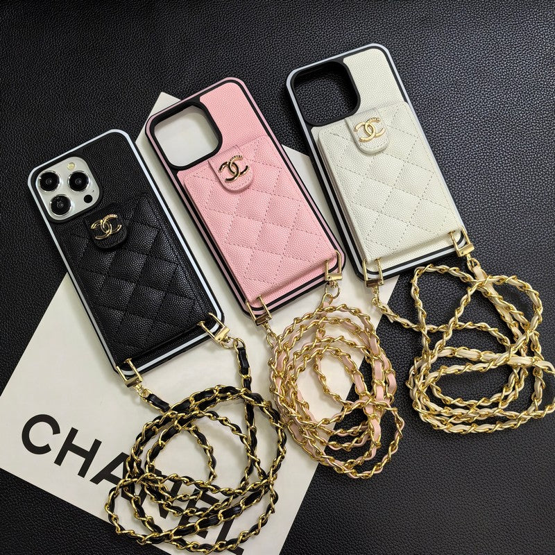 Elegant Crossbody Leather iPhone Case mysite