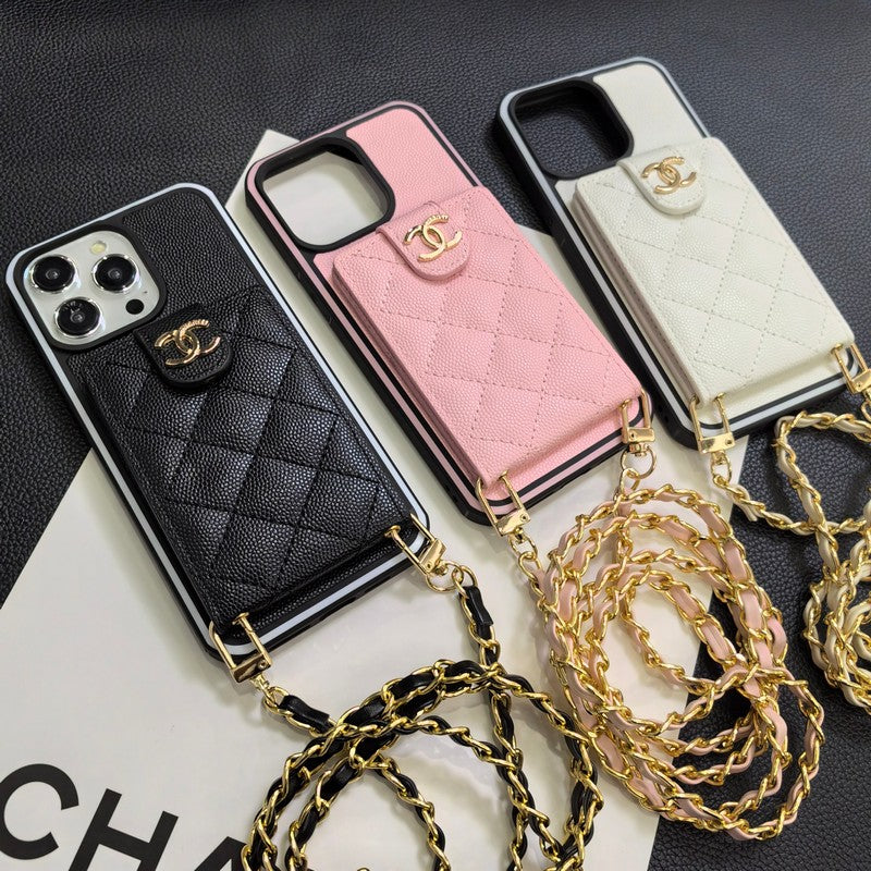 Elegant Crossbody Leather iPhone Case mysite